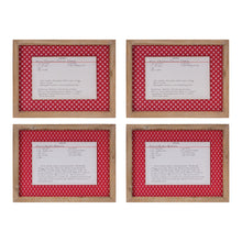 Load image into Gallery viewer, Christmas Cookie Recipe Card Wall DŽcor (Set of 4)
