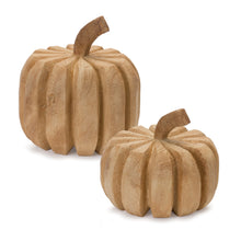 Load image into Gallery viewer, Carved Pumpkins (Set of 2)
