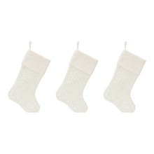 Load image into Gallery viewer, Snowflake Christmas Stocking (Set of 3)
