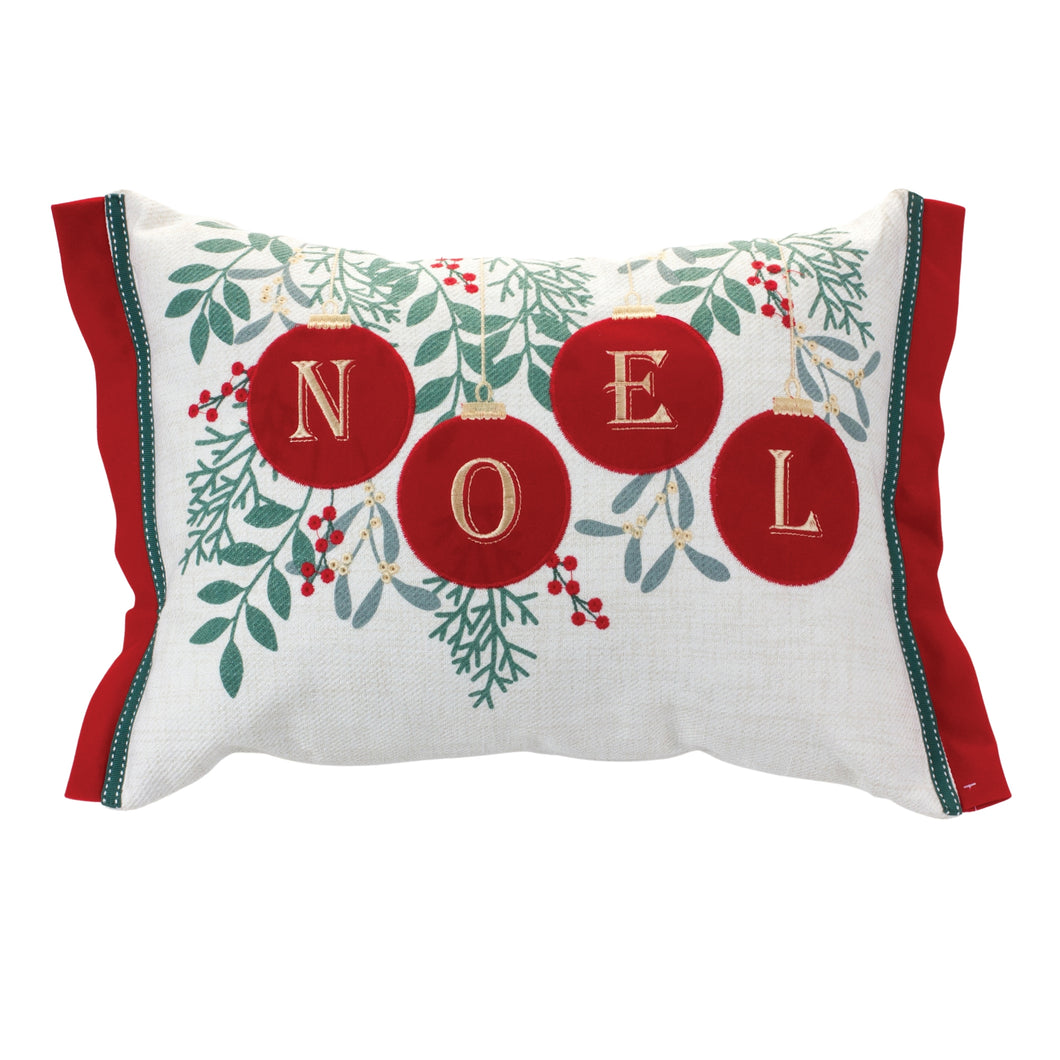 Noel Ornaments Throw Pillow 19