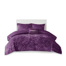 Load image into Gallery viewer, Olliix Felicia 100% Polyester Crushed Comforter Set By Intelligent Design ID10-1978
