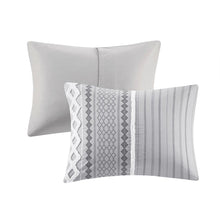 Load image into Gallery viewer, Ink+Ivy Imani 100% Cotton Duvet Cover Mini Set - King/Cal King - Gray II12-1092 By Olliix
