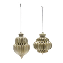 Load image into Gallery viewer, Champagne Finial Ornament (Set of 6)
