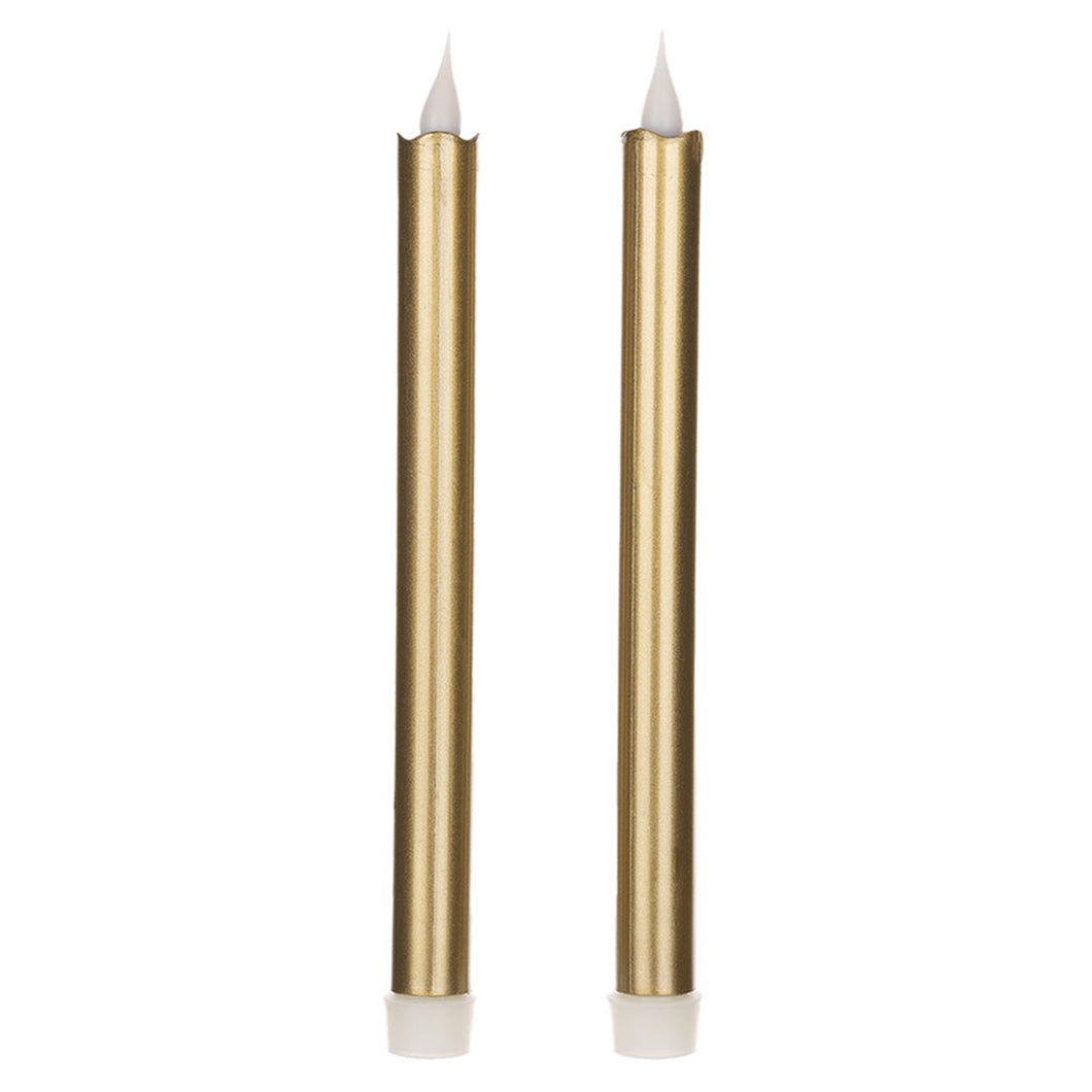 Simplux Designer LED Taper Candle with remote (Set of 2)