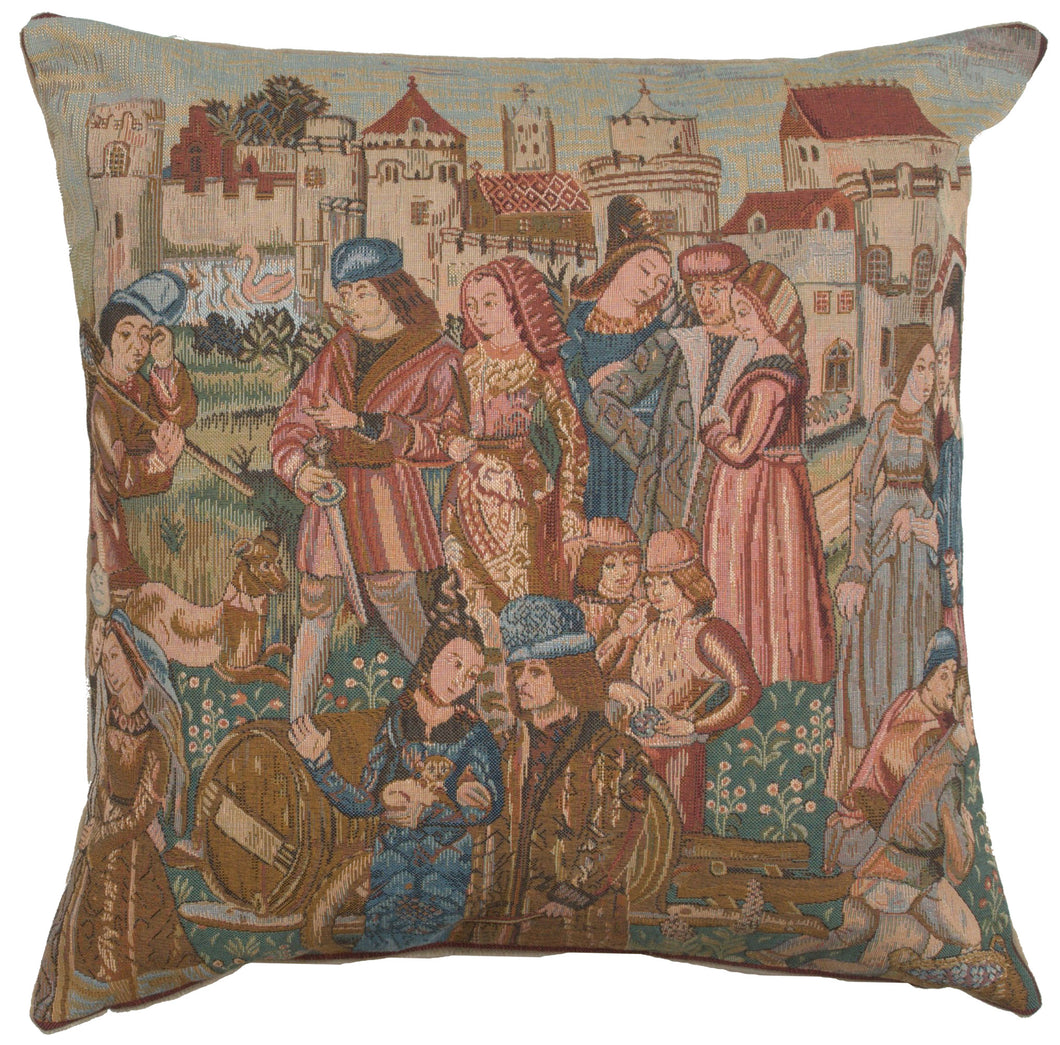 Wine Making 3 French Cushion