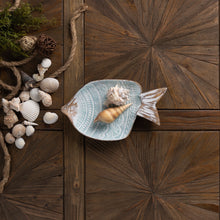 Load image into Gallery viewer, Geometric Etched Fish Bowl 11.5&quot;L
