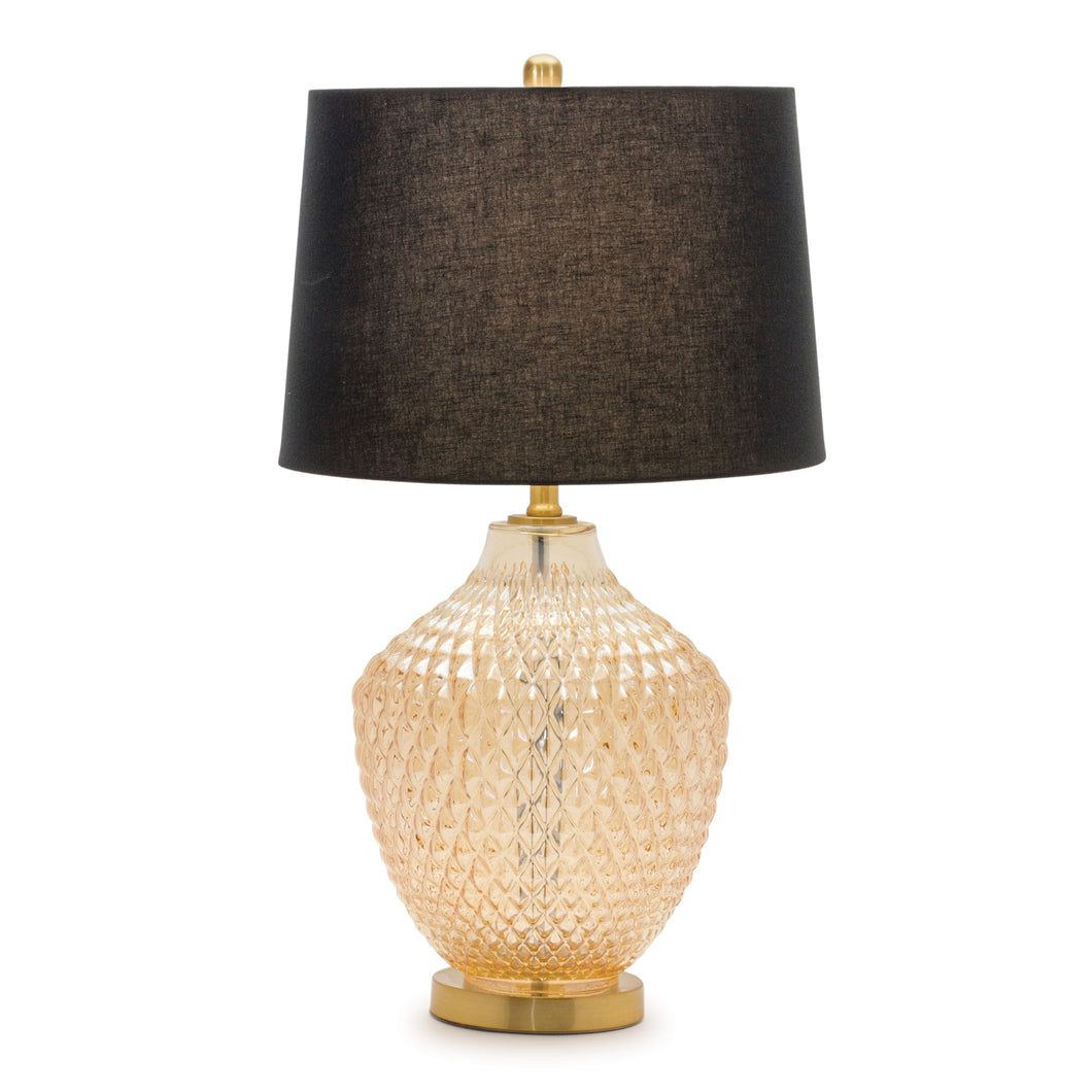 Textured Glass Lamp 28.5