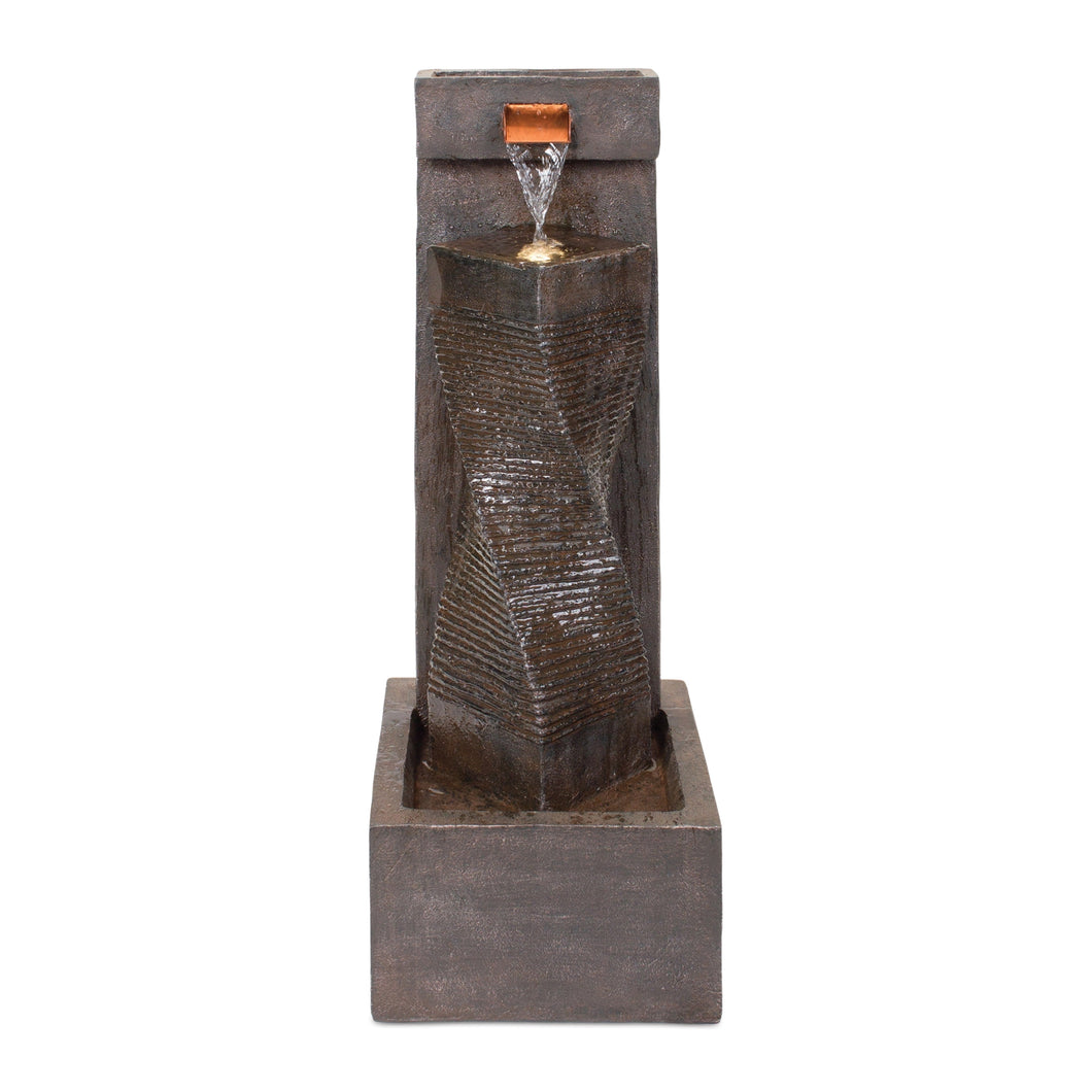 Stone Cascading Wall Fountain 33.5