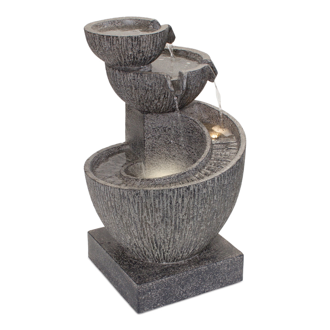 Stone Cascading Bowl Fountain 26