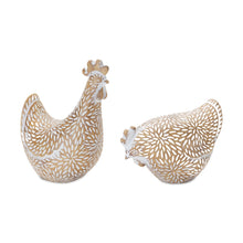 Load image into Gallery viewer, Etched Chicken Figurine (Set of 2)
