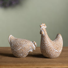Load image into Gallery viewer, Etched Chicken Figurine (Set of 2)
