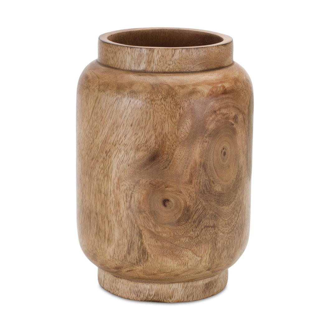 Natural Wood Vase 8