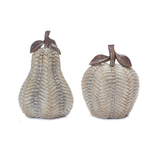 Load image into Gallery viewer, Wicker Apple and Pear DŽcor (Set of 2)
