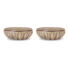 Load image into Gallery viewer, Decorative Wicker Design Bowl (Set of 2)
