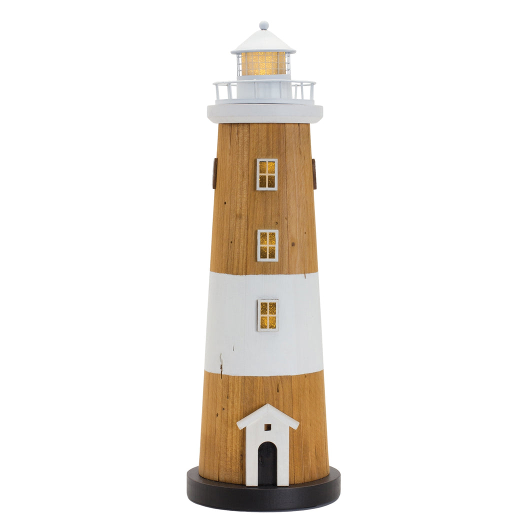 Lighted Lighthouse DŽcor 18.5
