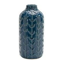 Load image into Gallery viewer, Ceramic Leaf Pattern Vase (Set of 2)
