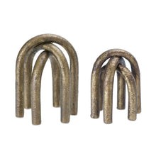 Load image into Gallery viewer, Modern Metal Arches Sculpture (Set of 2)
