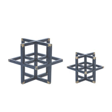 Load image into Gallery viewer, Modern Metal Star Sculpture (Set of 2)
