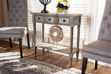 Load image into Gallery viewer, Baxton Studio Noelle French Provincial Gray Finished 1-Drawer Wood Console Table
