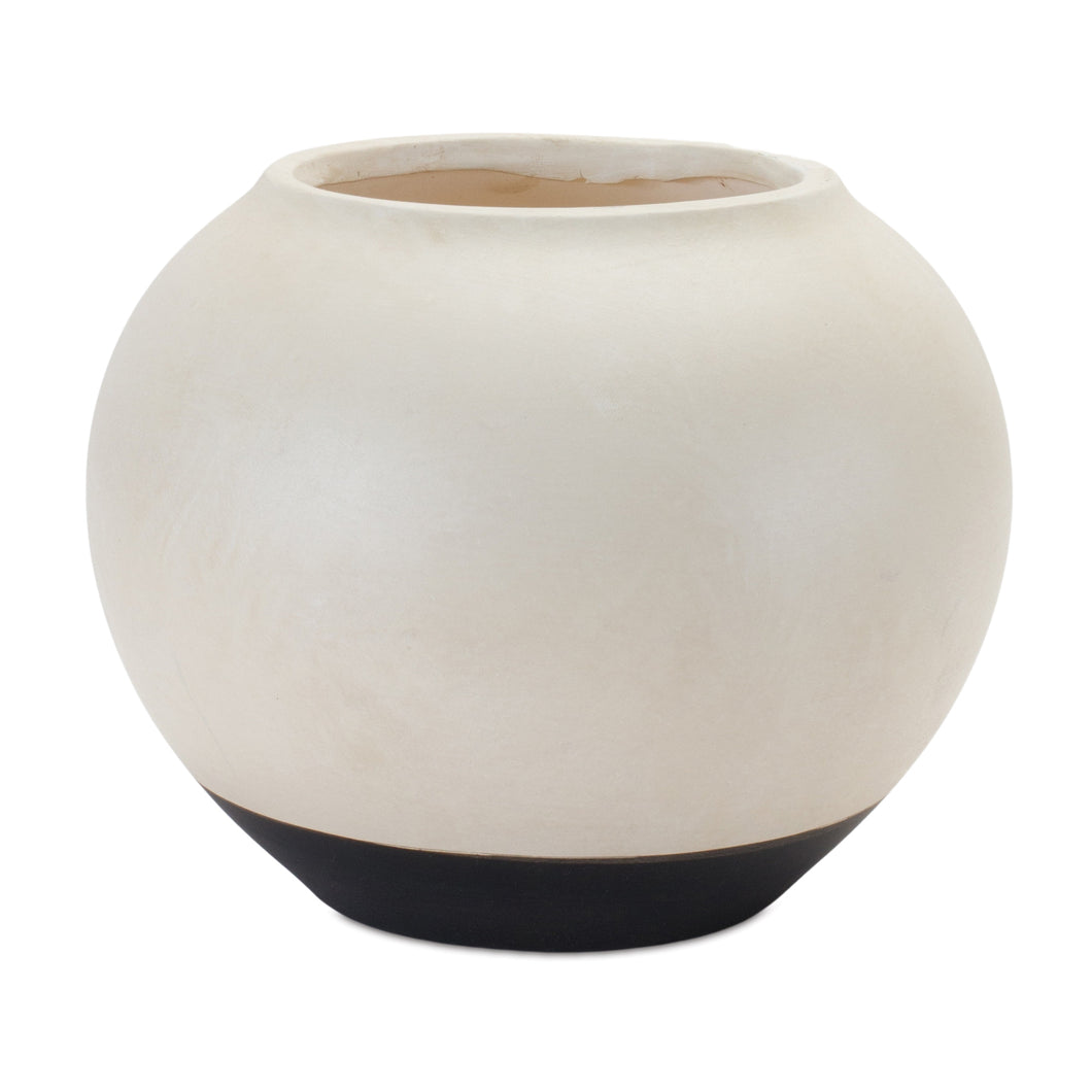 Two Tone Ceramic Vase 8.75