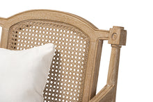 Load image into Gallery viewer, Baxton Studio Clemence French Provincial Ivory Fabric Upholstered Whitewashed Wood Armchair
