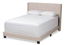 Load image into Gallery viewer, Baxton Studio Lisette Modern and Contemporary Beige Fabric Upholstered Full Size Bed
