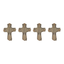 Load image into Gallery viewer, Tree of Life Cross DŽcor (Set of 4)
