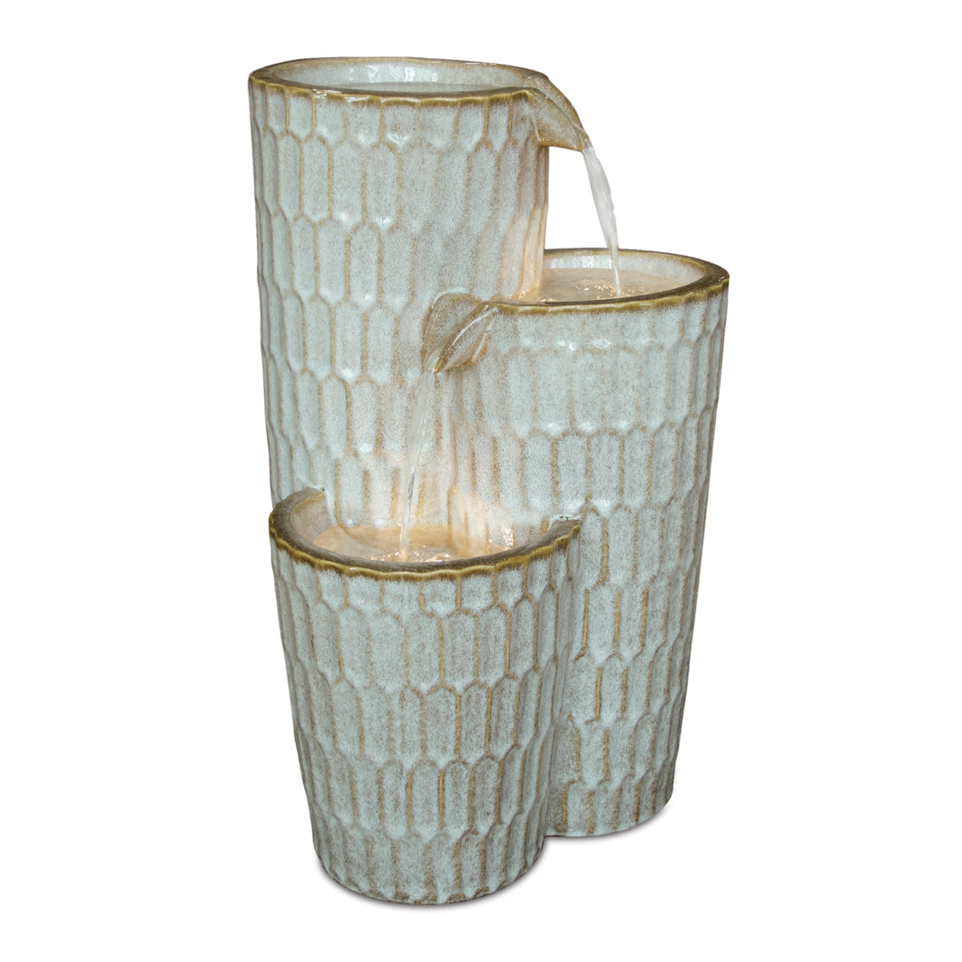 Ceramic Cascading Bowl Fountain 25