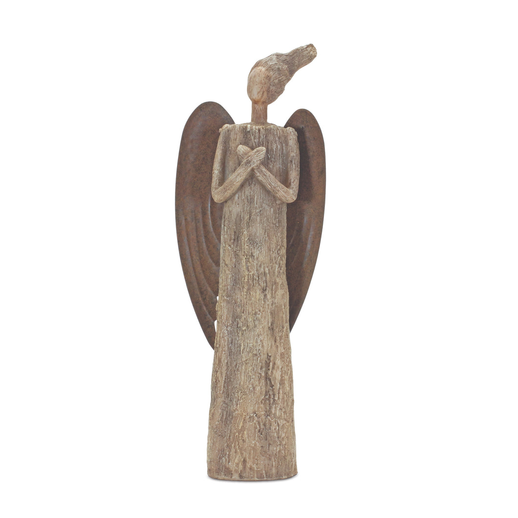 Rustic Tree Angel Statue 15