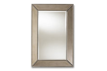 Load image into Gallery viewer, Baxton Studio Emelie Modern and Contemporary Antique Silver Finished Accent Wall Mirror
