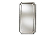 Load image into Gallery viewer, Baxton Studio Romina Art Deco Antique Silver Finished Accent Wall Mirror
