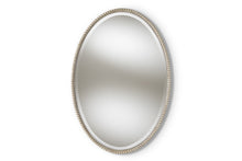 Load image into Gallery viewer, Baxton Studio Graca Modern and Contemporary Antique Silver Finished Oval Accent Wall Mirror
