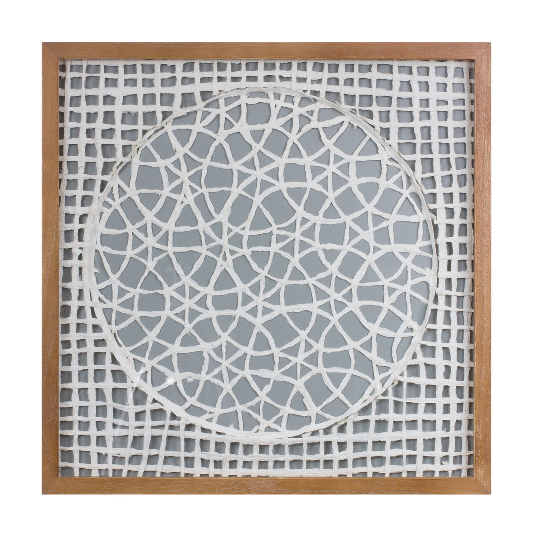 Framed Paper Mache Wall Art 19.5