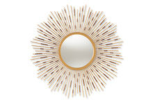 Load image into Gallery viewer, Baxton Studio Apollonia Modern and Contemporary Gold Finished Sunburst Accent Wall Mirror
