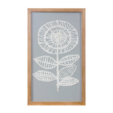 Load image into Gallery viewer, Framed Paper Mache Flower Wall Art (Set of 2)
