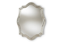 Load image into Gallery viewer, Baxton Studio Isidora Art Deco Antique Silver Finished Accent Wall Mirror
