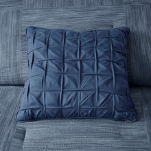 Load image into Gallery viewer, Madison Park Walter 100% Polyester Printed Seersucker 7Pcs Comforter Set - Queen - Navy MP10-7129 By Olliix
