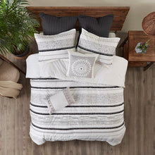 Load image into Gallery viewer, Nea Cotton Printed Comforter Set With Trims - Full/Queen II10-1130 By Olliix
