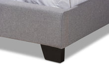 Load image into Gallery viewer, Baxton Studio Alesha Modern and Contemporary Grey Fabric Upholstered Full Size Bed

