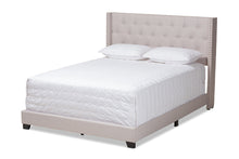 Load image into Gallery viewer, Baxton Studio Brady Modern and Contemporary Beige Fabric Upholstered Full Size Bed
