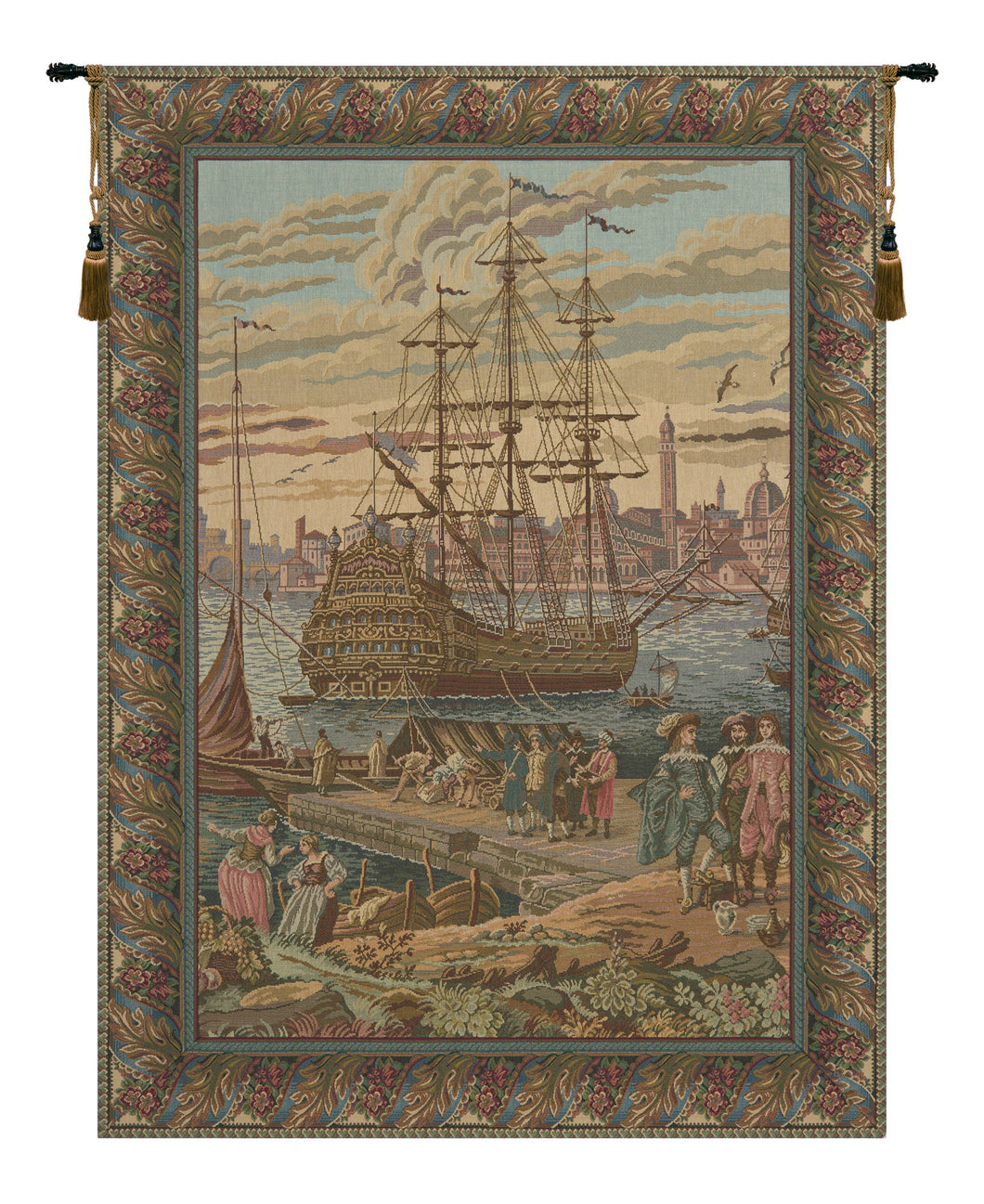 The Galleon I Italian Tapestry