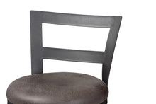 Load image into Gallery viewer, Baxton Studio Arjean Rustic and Industrial Grey Fabric Upholstered Counter Stool Set of 2
