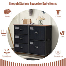 Load image into Gallery viewer, 5-Drawer Storage Dresser for Bedroom  Closet  Entryway-Black
