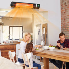 Load image into Gallery viewer, 1500W Outdoor Electric Patio Heater with Remote Control-Black
