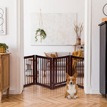 Load image into Gallery viewer, 30 Inch Configurable Folding 4 Panel Wood Fence
