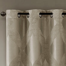 Load image into Gallery viewer, Bentley Ogee Knitted Jacquard Total Blackout Panel SS40-0121 By Olliix
