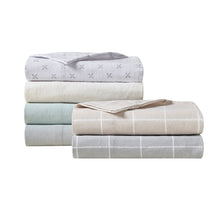 Load image into Gallery viewer, Oversized Flannel Cotton 4 Piece Sheet Set QueenBR20-1857 By Olliix
