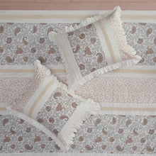 Load image into Gallery viewer, Madison Park Dawn 100% Cotton T180 9 Pcs Printing Pieced Comforter Set - Cal King - Blush MP10-6868 By Olliix
