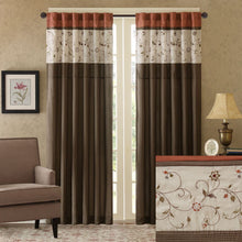 Load image into Gallery viewer, Madison Park Serene Embroidered Window Panel -50X84&quot; Mp40-5470
