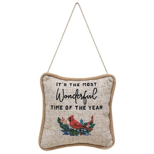 *Cardinal Pillow Hanger (Pack of 2)